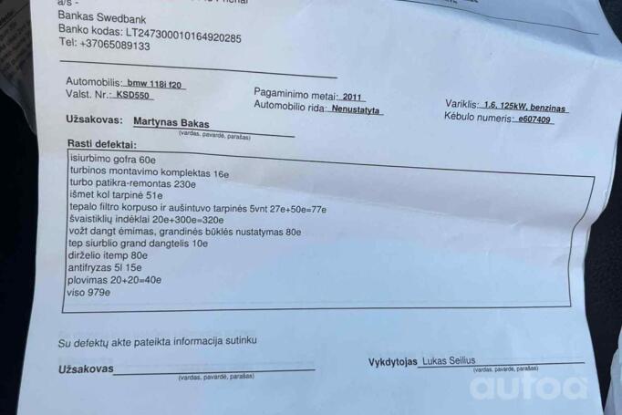 BMW 1 Series F20/F21 Hatchback 5-doors