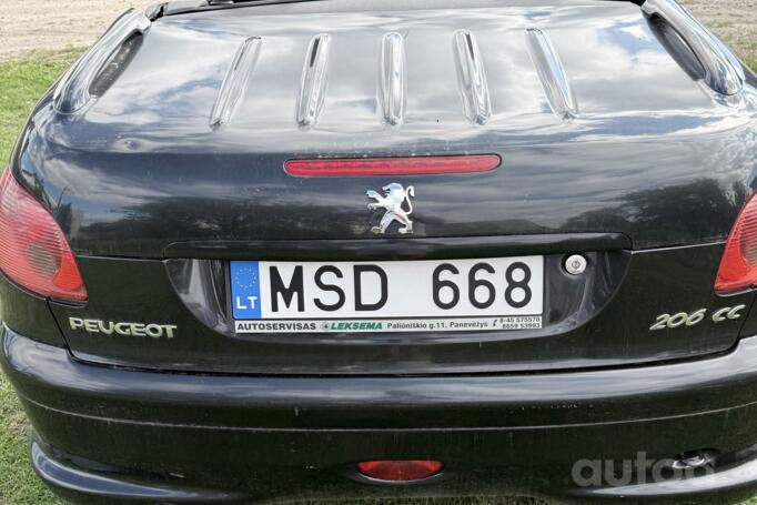 Peugeot 206 1 generation [restyling] CC cabriolet