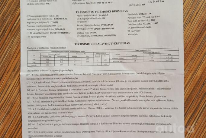 Saab 9-5 1 generation [2th restyling]