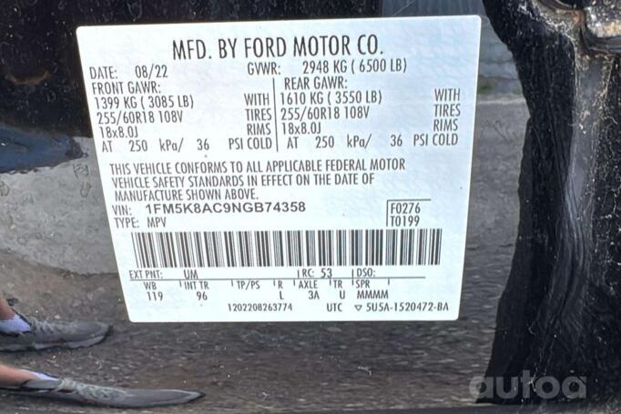 Ford Explorer 6 generation SUV