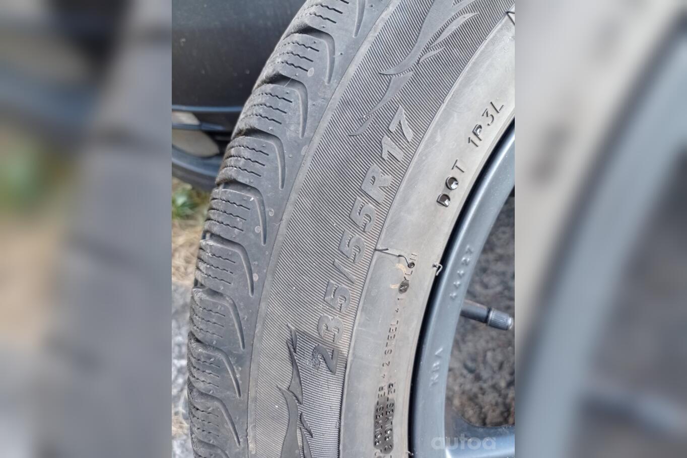 RONAL ratai R17, stop lekki