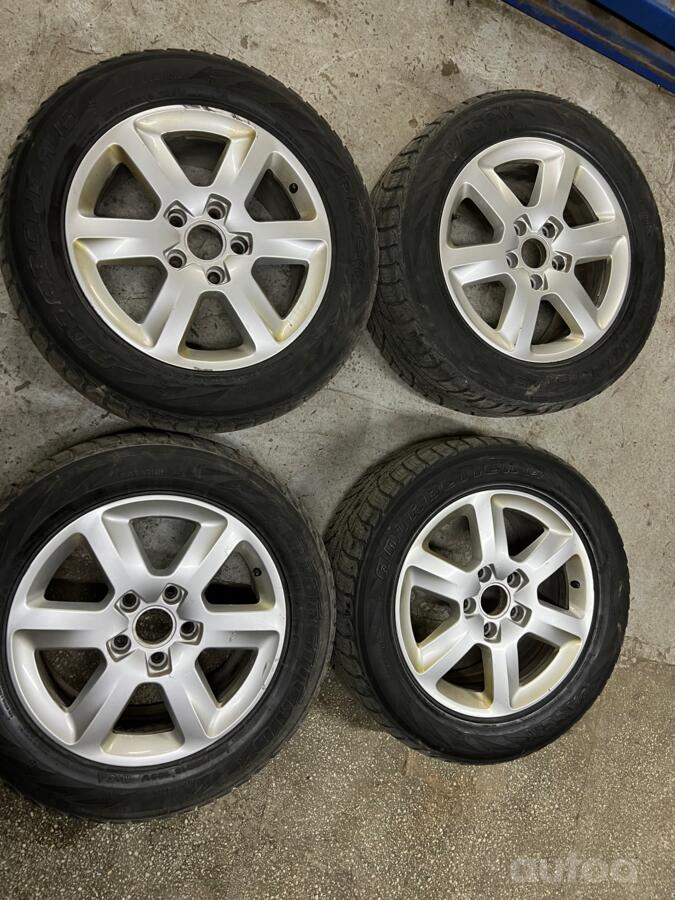 Audi q7 orginalus r18 ratlankiai su padangoms, stop lekki
