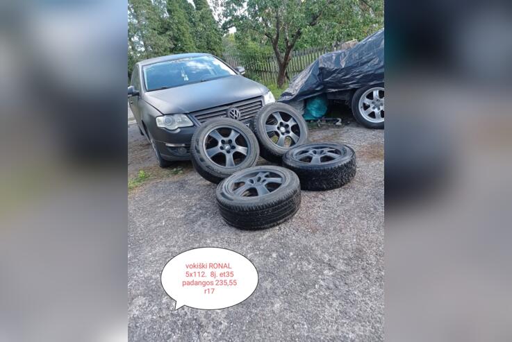 RONAL ratai R17, stop lekki