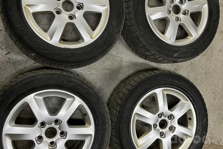 Audi q7 orginalus r18 ratlankiai su padangoms, stop lekki